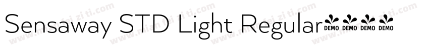 Sensaway STD Light Regular字体转换